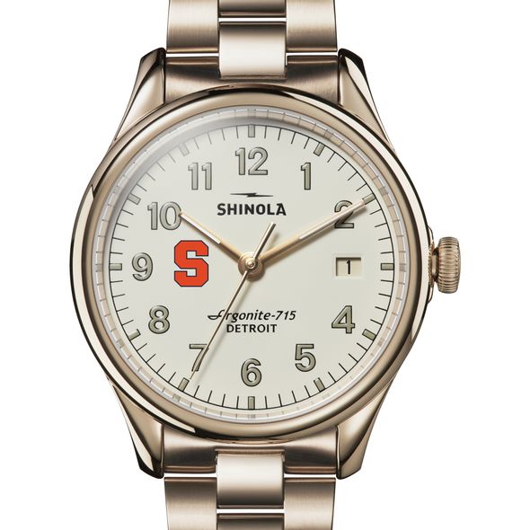 Syracuse Shinola Watch, The Vinton 38mm Ivory Dial - Image 1
