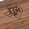 Texas A&M University Solid Walnut Desk Box - Image 2