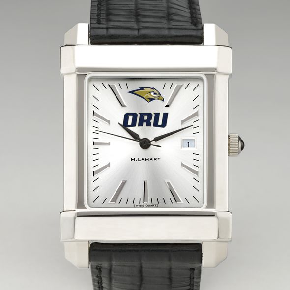 Oral Roberts Men's Collegiate Watch with Leather Strap - Image 1