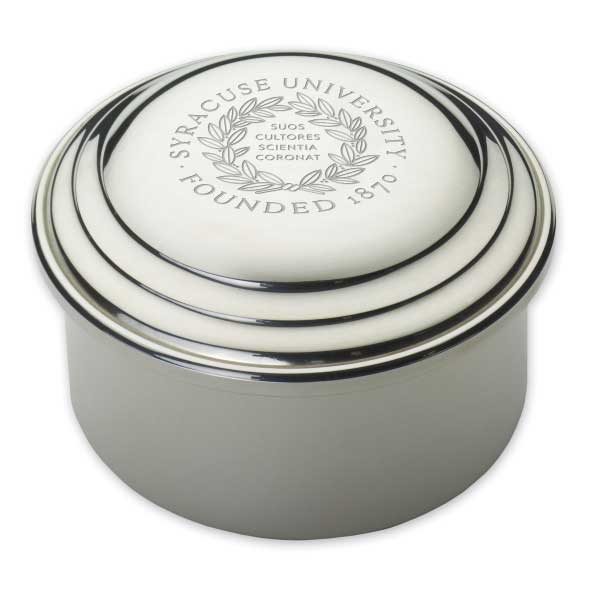 Syracuse University Pewter Keepsake Box