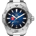 Temple Men's TAG Heuer Steel Automatic Aquaracer with Blue Sunray Dial - Image 1