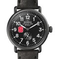 NC State Shinola Watch, The Runwell 41mm Black Dial - Image 1