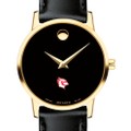 Wesleyan Women's Movado Gold Museum Classic Leather - Image 1