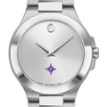 Furman Men's Movado Collection Stainless Steel Watch with Silver Dial - Image 1