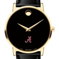University of Alabama Men's Movado Gold Museum Classic Leather - Image 1