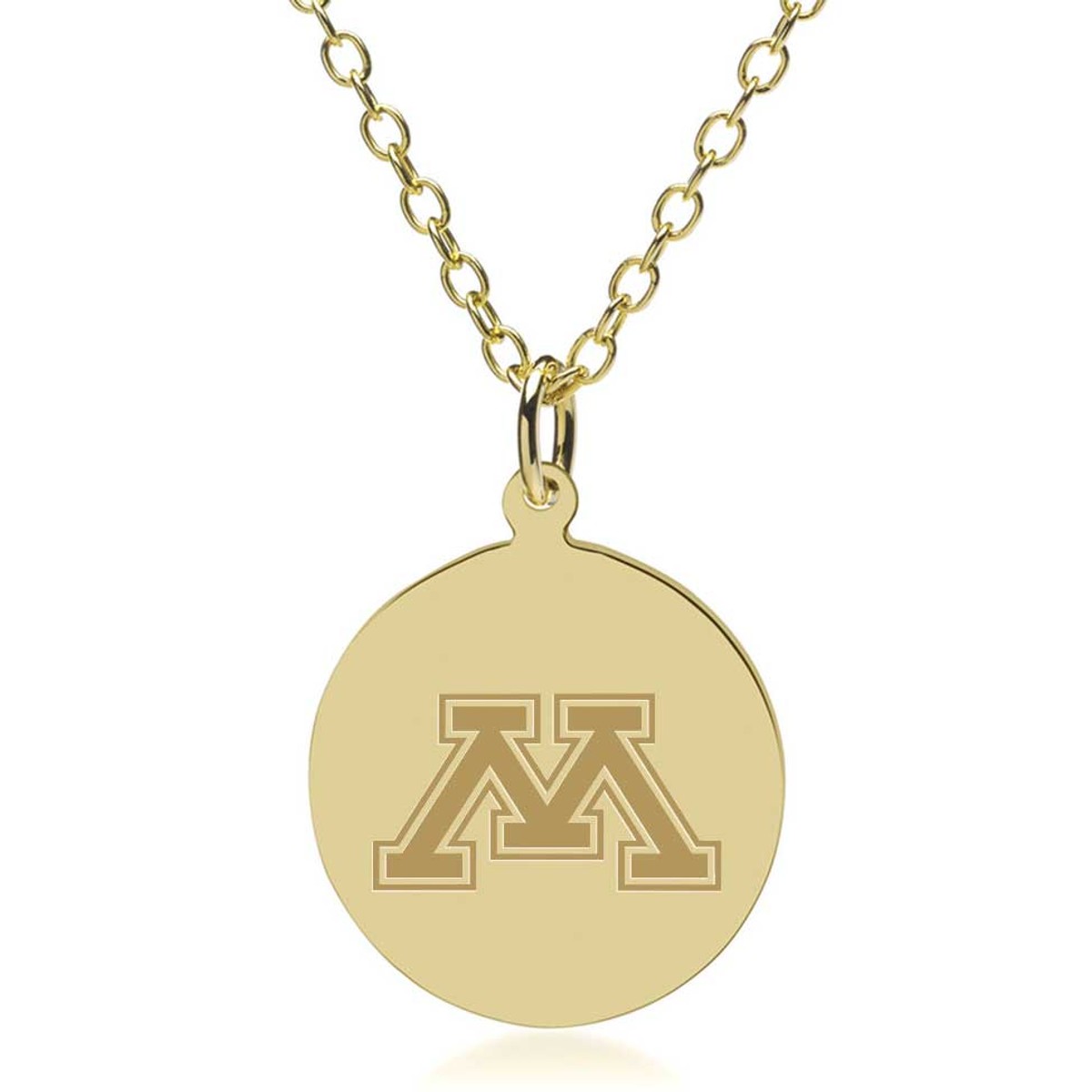 Minnesota 14k Gold Pendant Chain At M Lahart Co