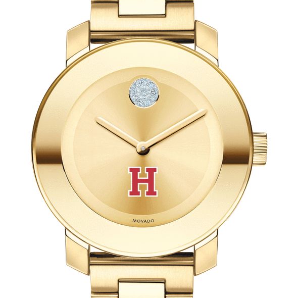 Harvard University Women's Movado Gold Bold