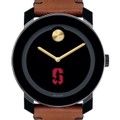 Stanford University Men's Movado BOLD with Brown Leather Strap - Image 1