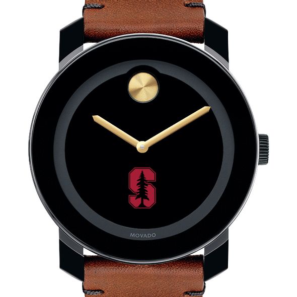 Stanford University Men's Movado BOLD with Brown Leather Strap - Image 1