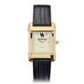 Houston Men's Gold Quad with Leather Strap - Image 2