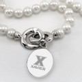 Xavier Pearl Necklace with Sterling Silver Charm - Image 2