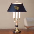 Wake Forest University Lamp in Brass & Marble - Image 1