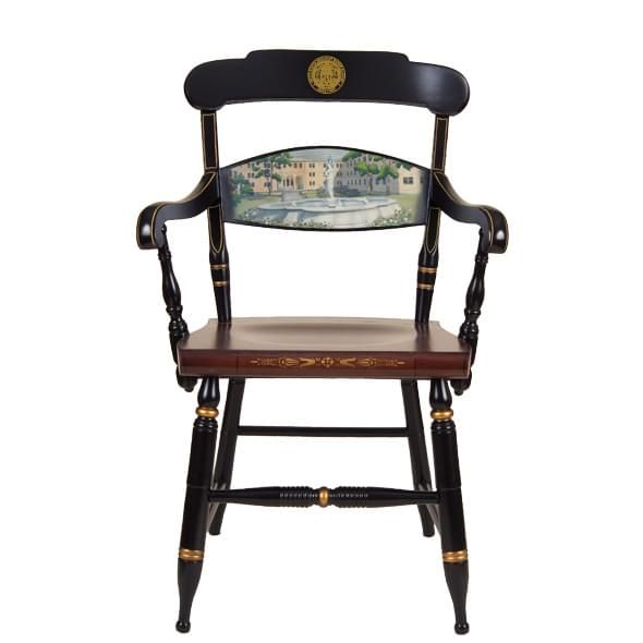 Hand painted US Merchant Marine Academy Campus Chair By Hitchcock