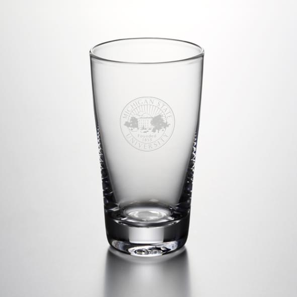 Michigan State Ascutney Pint Glass by Simon Pearce