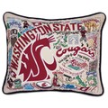 WSU Embroidered Pillow - Image 1