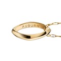 Auburn Monica Rich Kosann Poesy Ring Necklace in Gold - Image 3