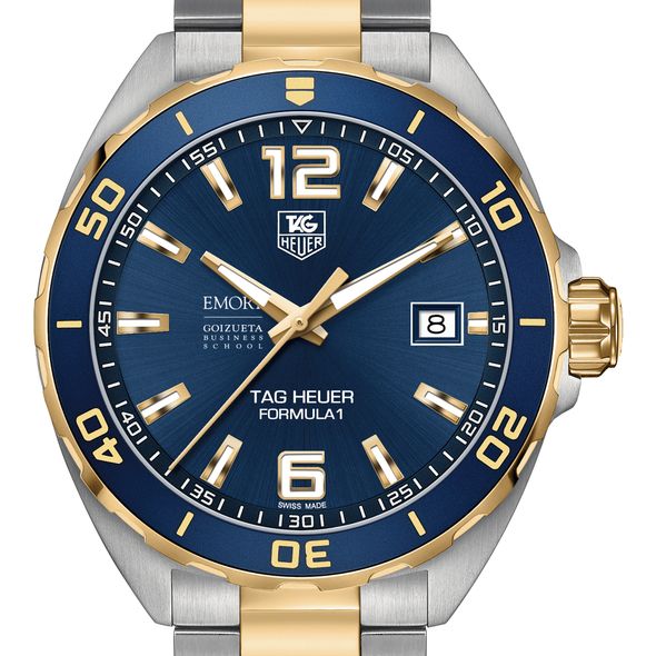 Emory Goizueta Men's TAG Heuer Two-Tone Formula 1 with Blue Dial & Bezel - Image 1