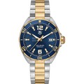 click to view Emory Goizueta Men's TAG Heuer Two-Tone Formula 1 with Blue Dial & Bezel - Image 2