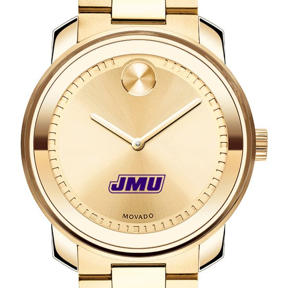 James Madison University Men's Movado Gold Bold