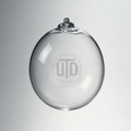 UT Dallas Glass Ornament by Simon Pearce - Image 1