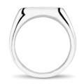 Georgetown Sterling Silver Oval Signet Ring - Image 4