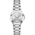 Texas Longhorns Women's Movado Collection Stainless Steel Watch with Silver Dial - Image 2