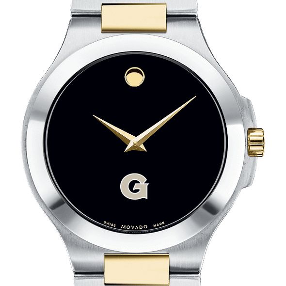 Georgetown Men's Movado Collection Two-Tone Watch with Black Dial - Image 1