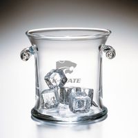 Kansas State Glass Ice Bucket by Simon Pearce