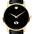 BYU Men's Movado Gold Museum Classic Leather - Image 1