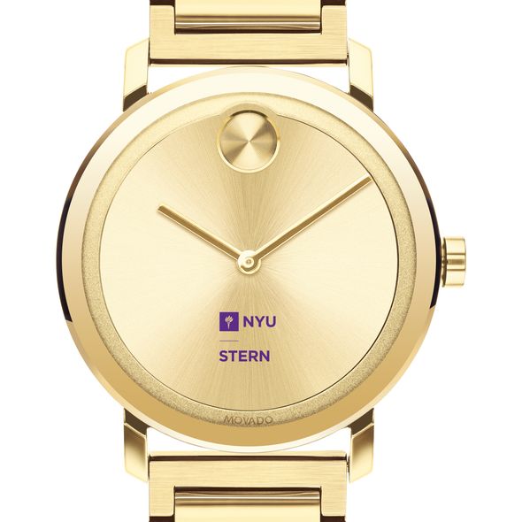 NYU Stern Men's Movado Bold Gold with Bracelet - Image 1