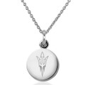 Arizona State Necklace with Charm in Sterling Silver - Image 1