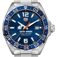 Central Michigan Men's TAG Heuer Formula 1 with Blue Dial & Bezel
