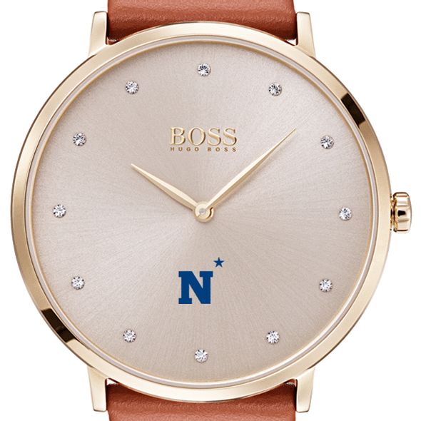 US Naval Academy Women's BOSS Champagne with Leather from M.LaHart