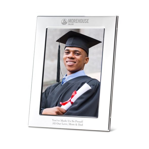 Morehouse Polished Pewter 5x7 Picture Frame - Image 1