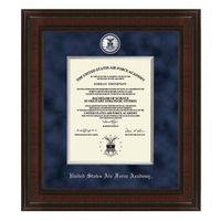 USAFA Excelsior Diploma Frame