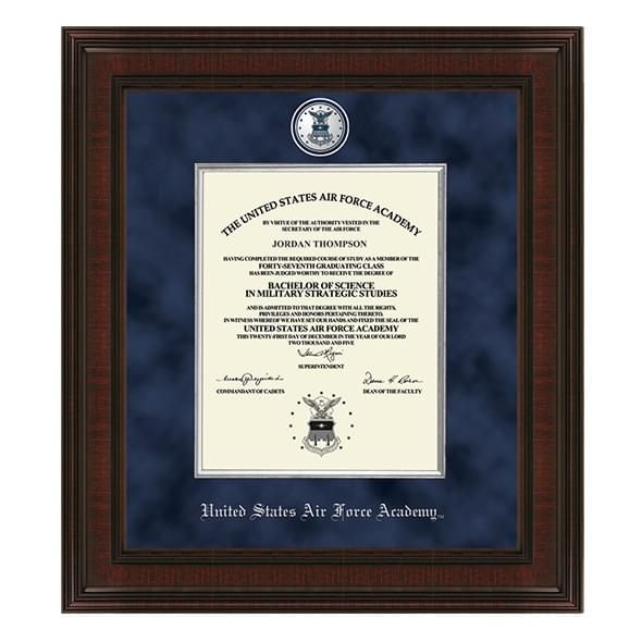 USAFA Excelsior Diploma Frame - Image 1