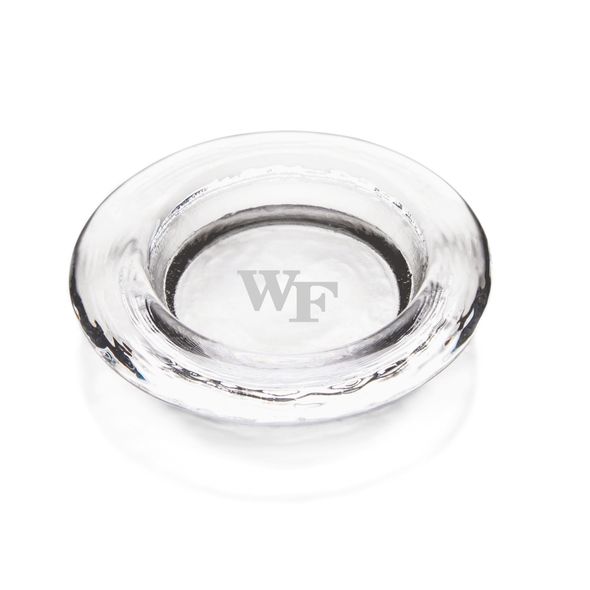 Wake Forest Glass Wine Coaster by Simon Pearce - Image 1