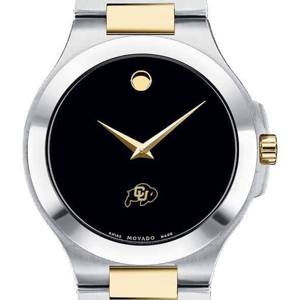 Colorado Men's Movado Collection Two-Tone Watch with Black Dial - Image 1