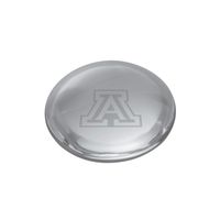 University of University of Arizona Glass Dome Paperweight by Simon Pearce