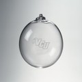 VCU Glass Ornament by Simon Pearce - Image 1