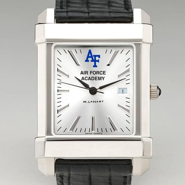 Air Force Men's Collegiate Watch with Leather Strap