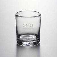 Central Michigan Double Old Fashioned Glass by Simon Pearce