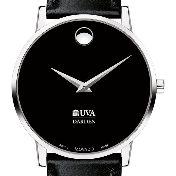 UVA Darden Men's Movado Museum with Leather Strap - Image 1