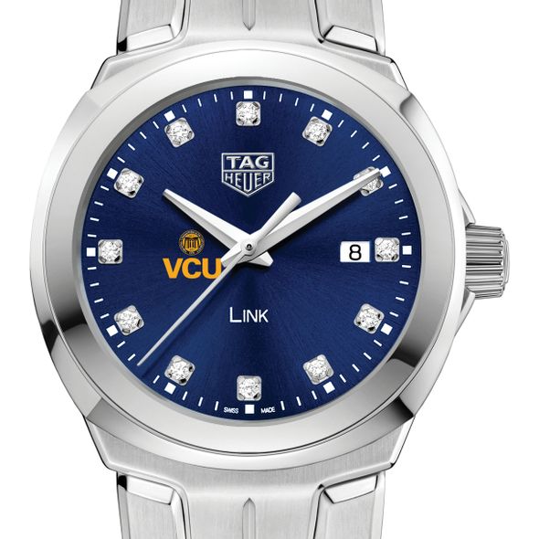 Virginia Commonwealth University Women's TAG Heuer Link with Blue Diamond Dial