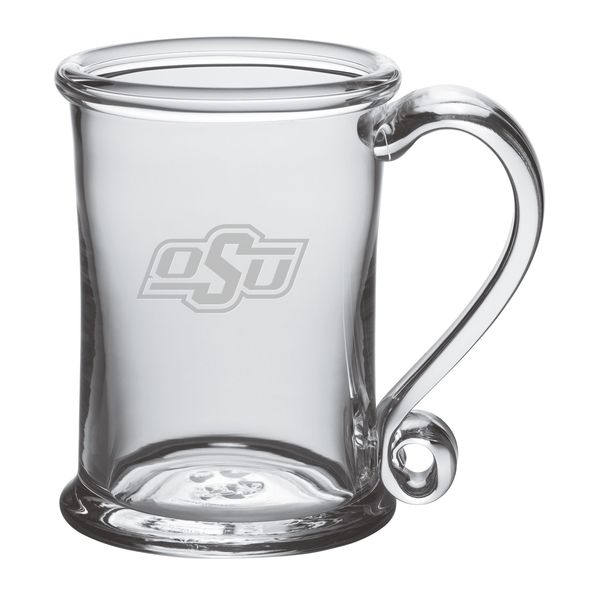 Oklahoma State University Glass Tankard by Simon Pearce - Image 1