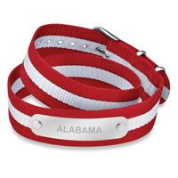 Alabama Double Wrap NATO ID Bracelet