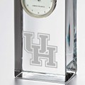 Houston Tall Glass Desk Clock by Simon Pearce - Image 2