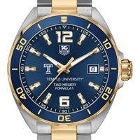 Temple Men's TAG Heuer Two-Tone Formula 1 with Blue Dial & Bezel