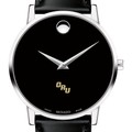 Oral Roberts Men's Movado Museum with Leather Strap - Image 1