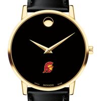USC Men's Movado Gold Museum Classic Leather